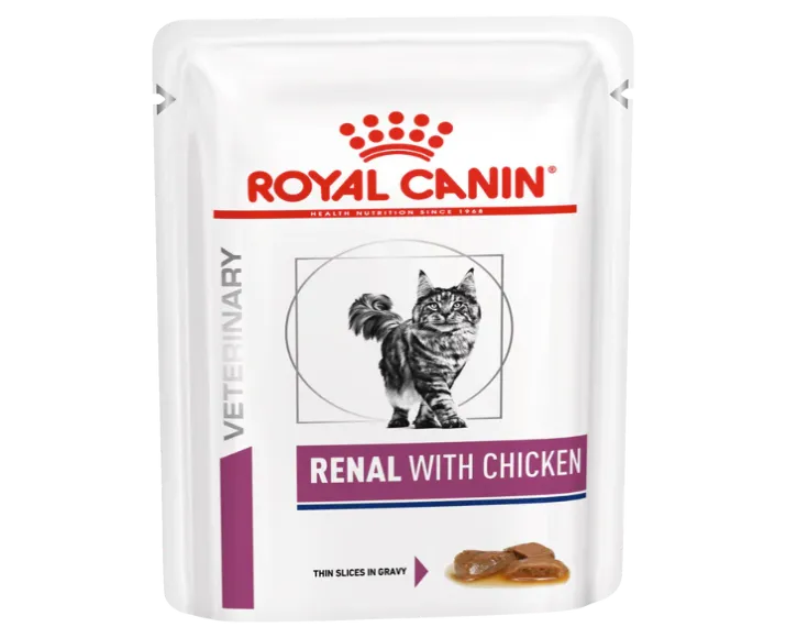 Royal Canin Veterinary Diet Renal Cat Wet Food Chicken, 85 Gms at ithinkpets.com (2)