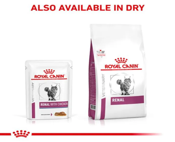 Royal Canin Veterinary Diet Renal Cat Wet Food Chicken, 85 Gms at ithinkpets.com (5)