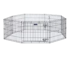 Savic Dog Park Deluxe Play Pen, Black at ithinkpets.com (1) (1)
