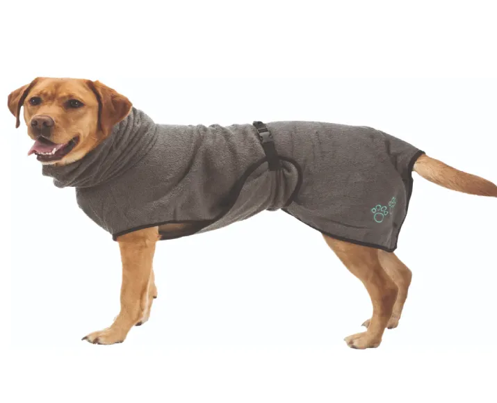 Trixie Bathrobe for Dogs, 60cm, Grey at ithinkpets.com (1)