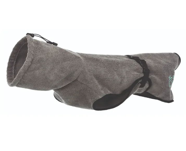 Trixie Bathrobe for Dogs, 60cm, Grey at ithinkpets.com (3)