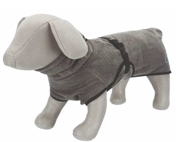 Trixie Bathrobe for Dogs, 60cm, Grey at ithinkpets.com (4)