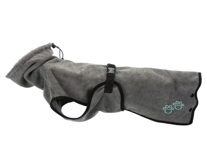 Trixie Bathrobe for Dogs, 60cm, Grey at ithinkpets.com (5)