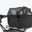 Trixie Bicycle Black Basket for Wide Bike Racks Hold Upto 8 kg, 29 X 49 X 60 cm