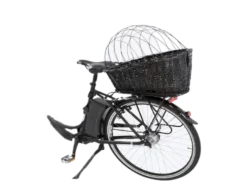 Trixie Bicycle Black Basket for Wide Bike Racks for Pets Hold Upto 8 kg, 55 X 35 X 49 cm at ithinkpets.com (1)