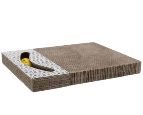 Trixie Cardboard Scratch Board with 2 Balls for Cats at ithinkpets.com (1)