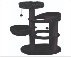 Trixie Filippo Scratching Post for Cats, Black at ithinkpets.com (1)