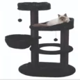 Trixie Filippo Scratching Post for Cats, Black