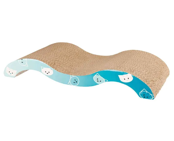 Trixie Mimi Wave Shaped Cardboard Scartch Board for Cats at ithinkpets.com (1)