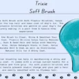 Trixie Soft Brush with Soft Plastic Bristles Tool for Dogs and Cats 19cm