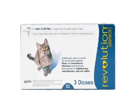 Zoetis Revolution Cat Spot on 0.75ml, 3 pipettes at ithinkpets.com (1) (1)
