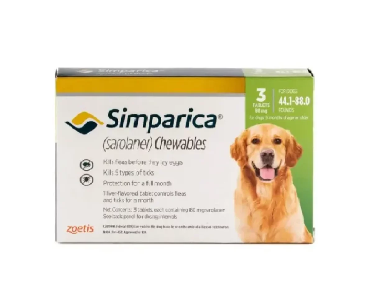 Buy Zoetis Simparica Chewable Tablets 80mg For Dogs 3 Tabs Flea Tick Control Ithinkpets