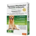 Zoetis Simparica Trio Chewable tablet for dogs, (20 – 40 Kg Weight) at ithinkpets.com 1 (1)