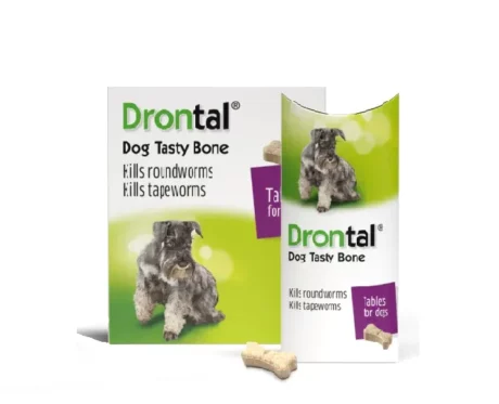 Bayer Drontal Plus Tasty Dog Deworming Tablet at ithinkpets.com (1)