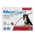 Boehringer Ingelheim Nexgard Dog Tick & Flea Control, 3 Tablets