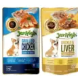 JerHigh Chicken Grilled in Gravy and Chicken And Liver in Gravy Dog Wet Food Combo Ithinkpets.com