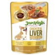 JerHigh Chicken Grilled in Gravy and Chicken And Liver in Gravy Dog Wet Food Combo
