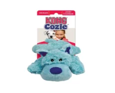 Kong Cozie Baily Plush Chew Dog Toy, Blue at ithinkpets.com (1)