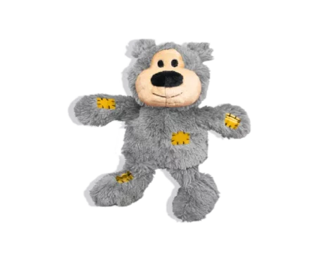 Kong Wild Knots Bear Dog Plush & Chew Toy, Assorted (1 Pc) at ithinkpets.com (1)