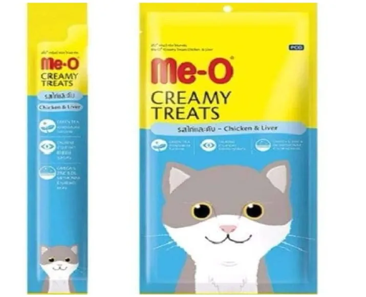 Me-O Creamy Chicken & Liver and Sheba Chicken & Chicken Whitefish Sasami Selection Melty Premium Cat Treats Combo at ithinkpets.com (3)