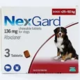 Boehringer Ingelheim Nexgard Dog Tick & Flea Control, 3 Tablets