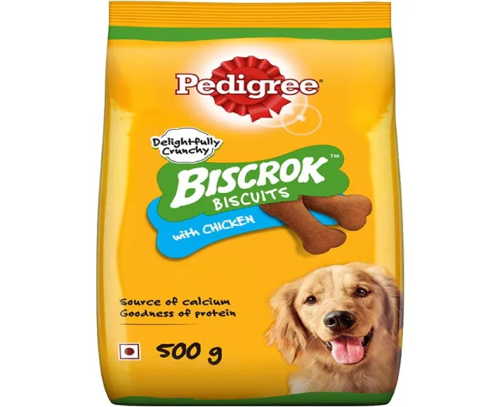 Pedigree PRO Large Breed Puppy Dry Food and Chicken Flavour Biscrok Treat Combo (3kg +900g) at ithinkpets.com (3)