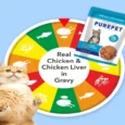 Purepet Real Chicken & Chicken Liver in Gravy Cat Wet Food, 70 Gms