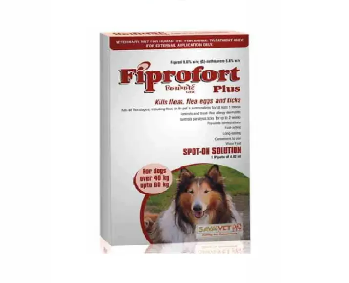 SAVAVET Fiprofort Spot 40Kg To 60Kg, Puppy And Adult Dog at ithinkpets.com (1) (1)