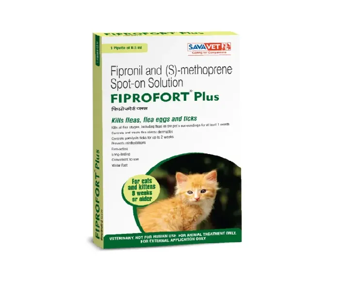 Savavet Fiprofort Plus Cat Tick and Flea Control Spot On at ithinkpets.com (1) (1)