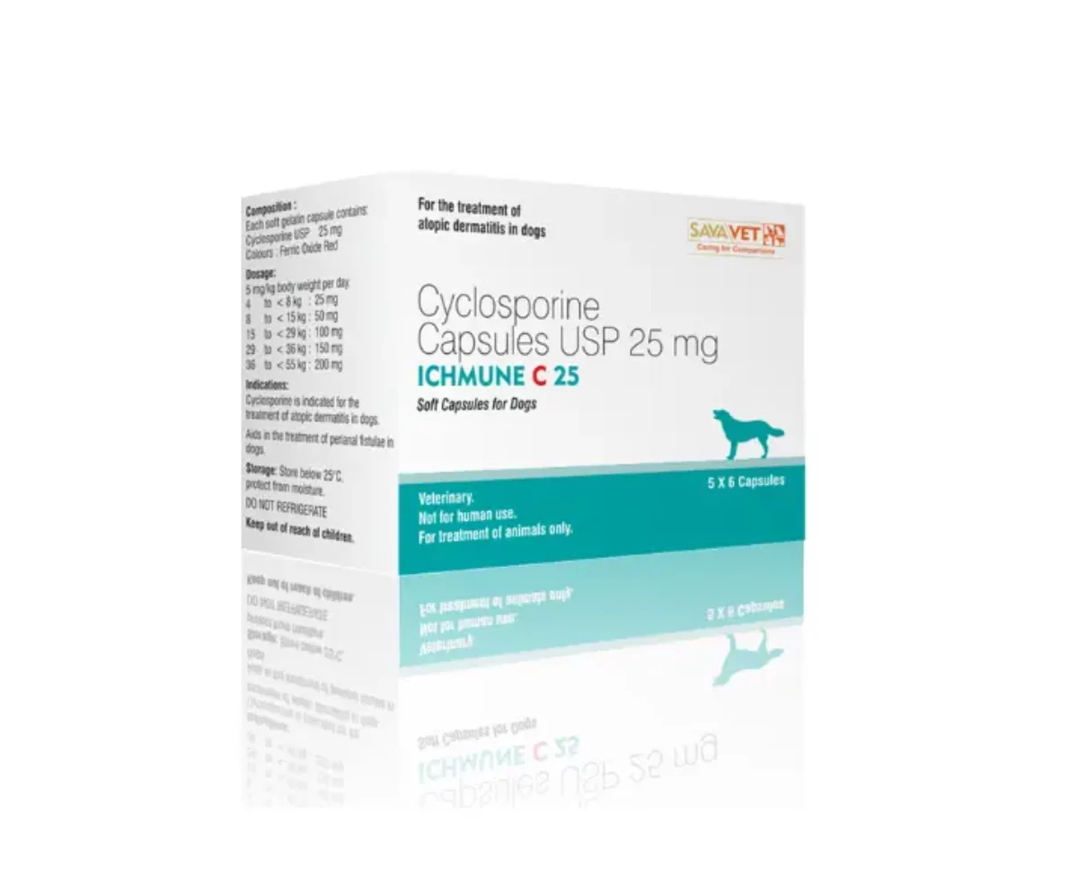 Buy Savavet Ichmune C Gel Capsules 25 Mg, 30 Capsules Immune