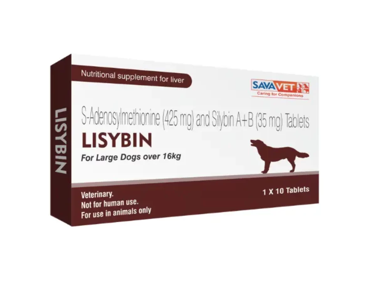 Buy Savavet Lisybin Liver Support Tablets For Dogs And Cats (Large