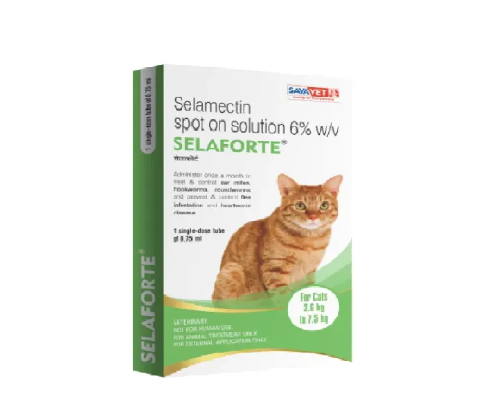 Savavet Selaforte Cat Tick and Flea Control Spot On at ithinkpets.com (1)