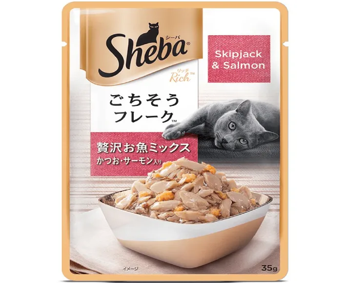 Sheba Fish with Sasami and Skipjack & Salmon Fish Mix Cat Wet Food Combo (24+24) at ithinkpets.com (2)