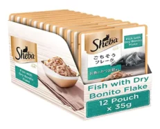 Sheba Maguro Bream Fish and Fish with Dry Bonito Flake Cat Wet Food Combo at ithinkpets.com (2)