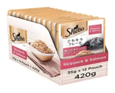 Sheba Skipjack Salmon Fish and Maguro Bream Fish Premium Cat Wet Food Combo (24+24) at ithinkpets.com (2)