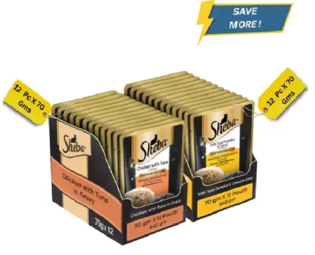 Sheba Tuna Pumpkin Carrot and Chicken With Tuna Adult Cat Wet Food Combo at ithinkpets.com (1) (1)