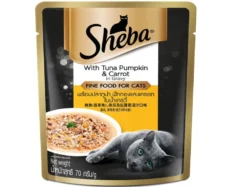 Sheba Tuna Pumpkin Carrot and Chicken With Tuna Adult Cat Wet Food Combo at ithinkpets.com (2)