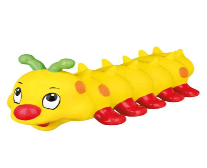 Trixie Caterpillar Latex Dog Toy with Squeaker at ithinkpets.com (2)