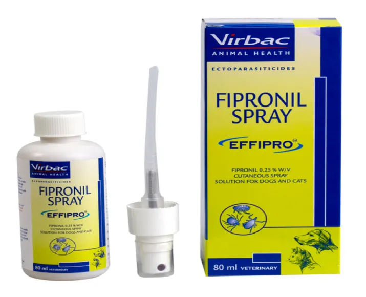 Virbac Effipro Tick and Flea Control Spray, 80 ml at ithinkpets.com (1) (3)