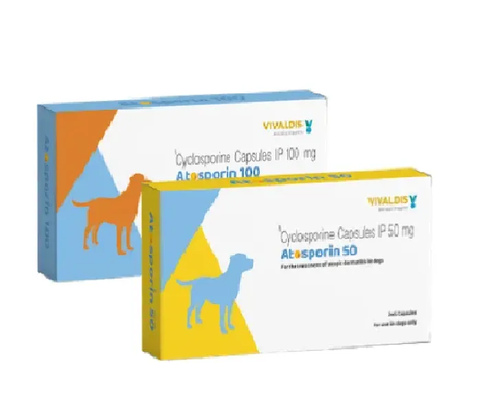 Vivaldis Atosporin Cyclosporine capsules for dogs,10tabs at ithinkpets.com (1) (1)