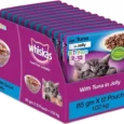 Whiskas Tuna in Jelly Kitten and Chicken Gravy Adult Cat Wet Food Combo, 24 Pcs