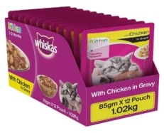 Whiskas Tuna in Jelly and Chicken in Gravy Meal Kitten Wet Food Combo at ithinkpets.com (2)