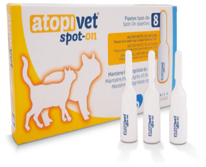 Atopivet Spot on for Dogs & Cats, 2ml X 16 pipettes at ithinkpets.com (2)