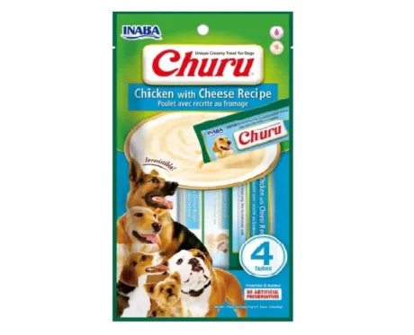 INABA Churu Chicken with Cheese Flavour Dog Treats at ithinkpets.com (1)