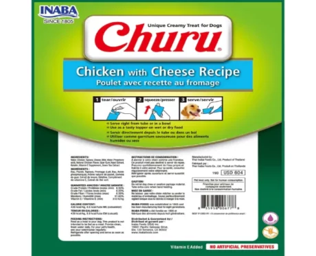 INABA Churu Chicken with Cheese Flavour Dog Treats at ithinkpets.com (2)