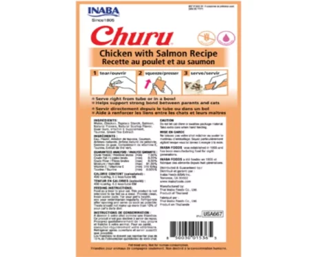 INABA Churu Chicken with Salmon Cat Treats at ithinkpets.com (2)