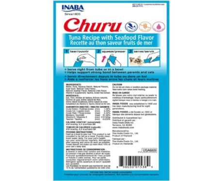 INABA Churu Tuna Recipe with Seafood Flavoured Cat Treats at ithinkpets.com (2)