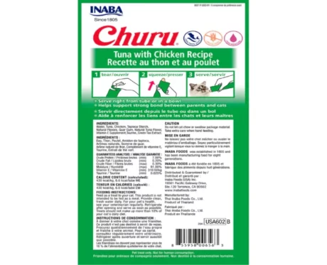 INABA Churu Tuna with Chicken Creamy Cat Treats at ithinkpets.com (2)