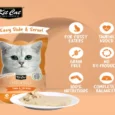 Kit Cat Tuna and Salmon Fish Cat Wet Food, 70 Gms