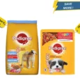 Pedigree Dry And Wet Puppy Food Combo